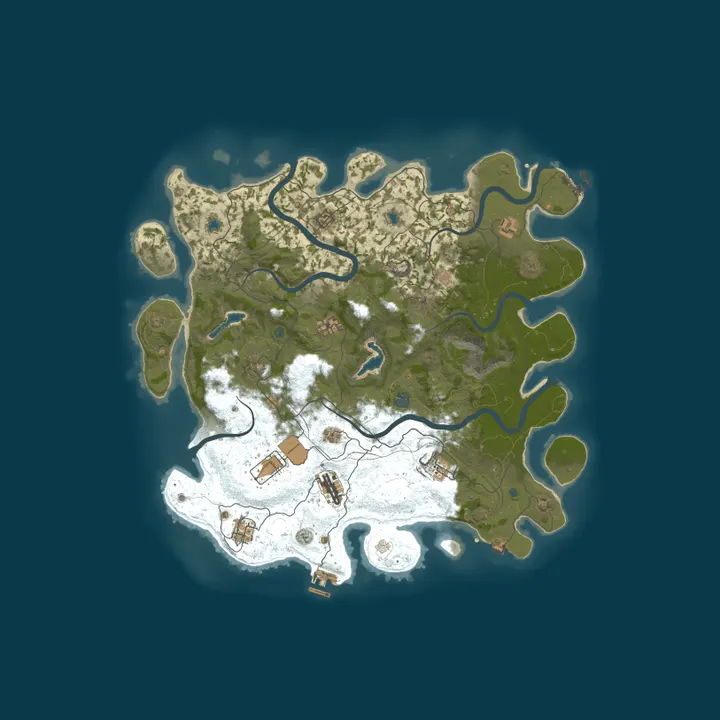 Map of draatman's Rust server