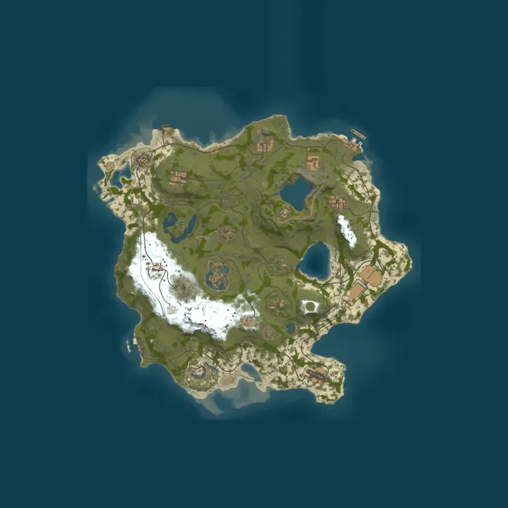 Map of Save Ferrous PvE - No Decay/Raidable Bases/Events/Training