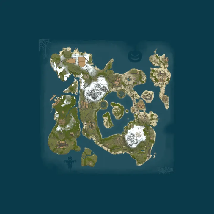Map of BloodyxRust 10x | Loot++ | Kits | SkinBox | JUST WIPED