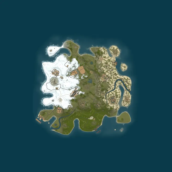 Map of HotaleRust服务器
