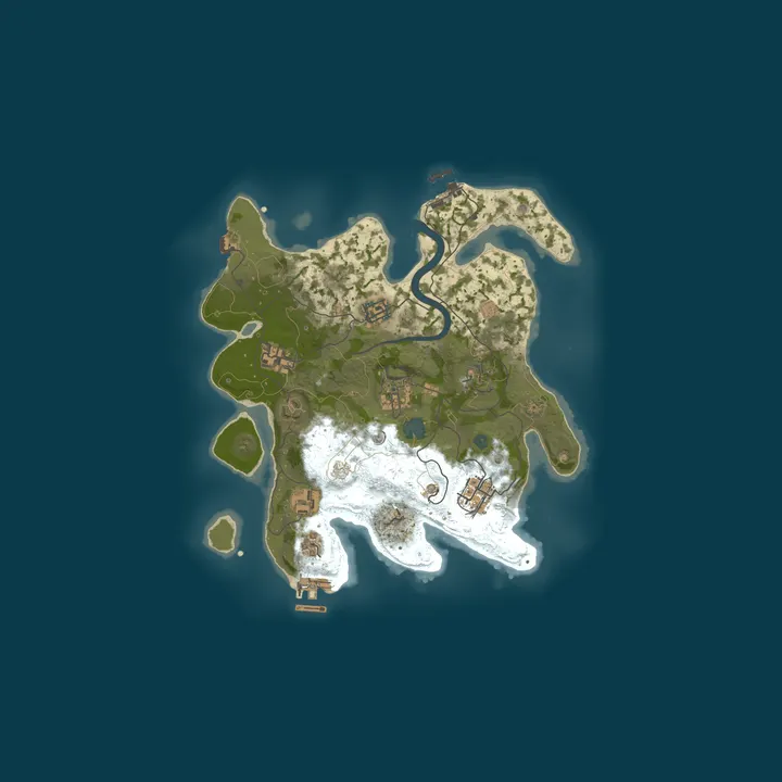 Map of [BR] RUST 2X | SOLO/DUO/TRIO | WEEKLY