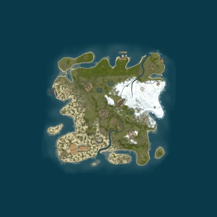 Map of Rust PvE - Test
