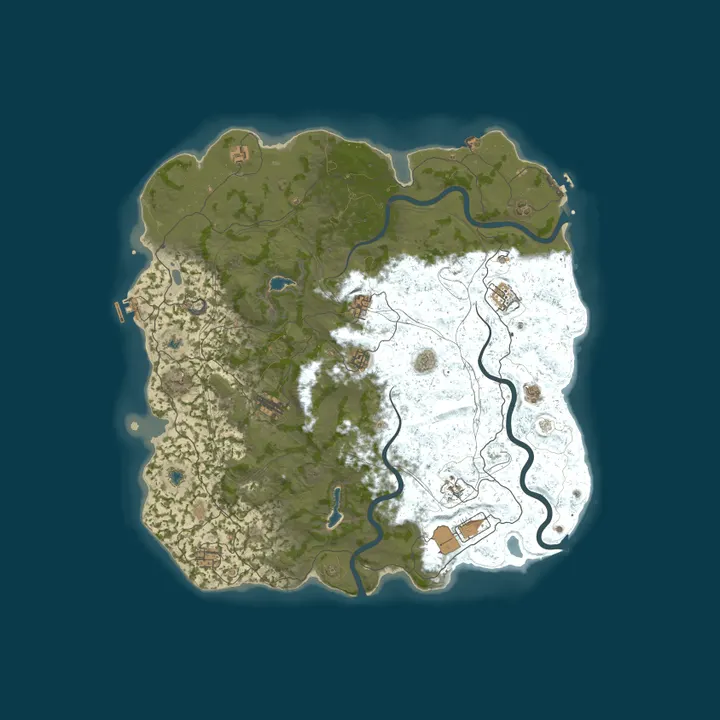 Map of Rust Arena - EU 2X Weekly (Friday) | Vanilla+