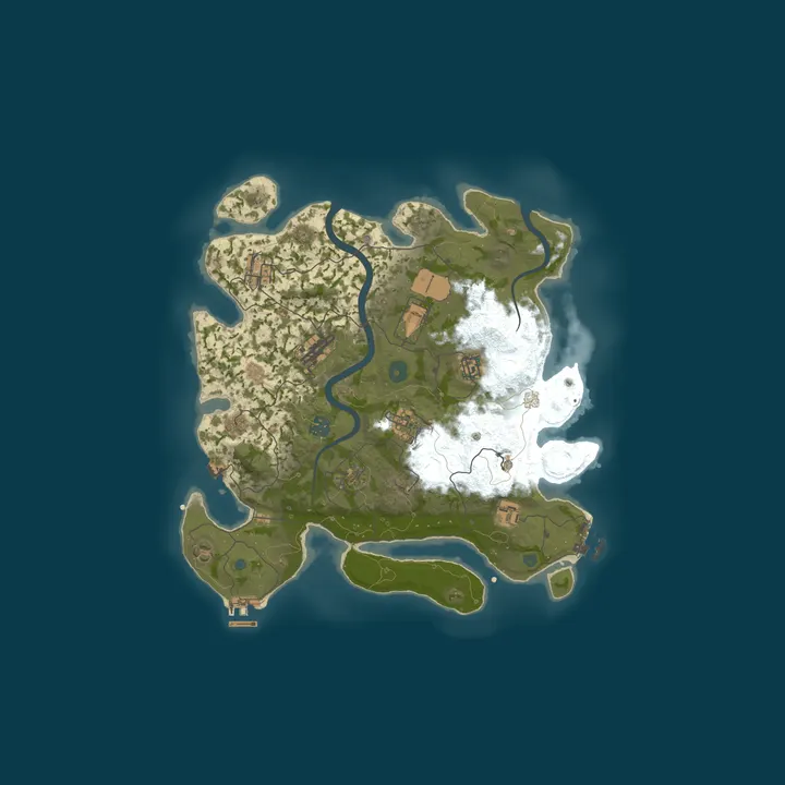 Map of [AU/NZ] TearBearGaming PvE  | 1000x|BP Unlocked