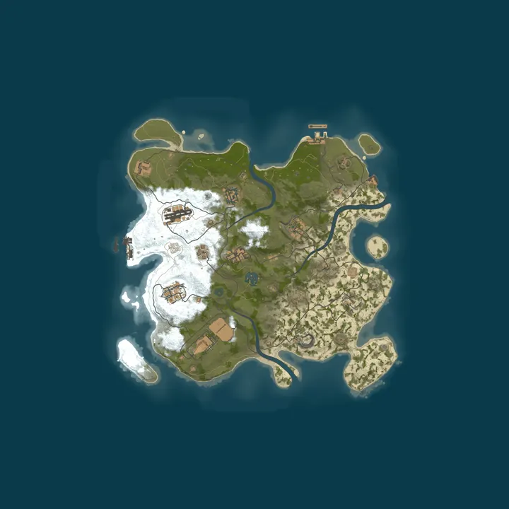 Map of DE Rustfreunde - Events | PvPvE | Zombies | RaidableBase und me