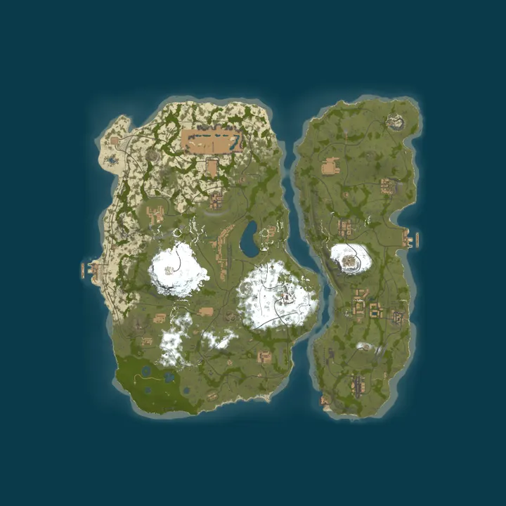 Map of EU Rusty Bear PVE Monthly | Noob Friendly | Low Pop