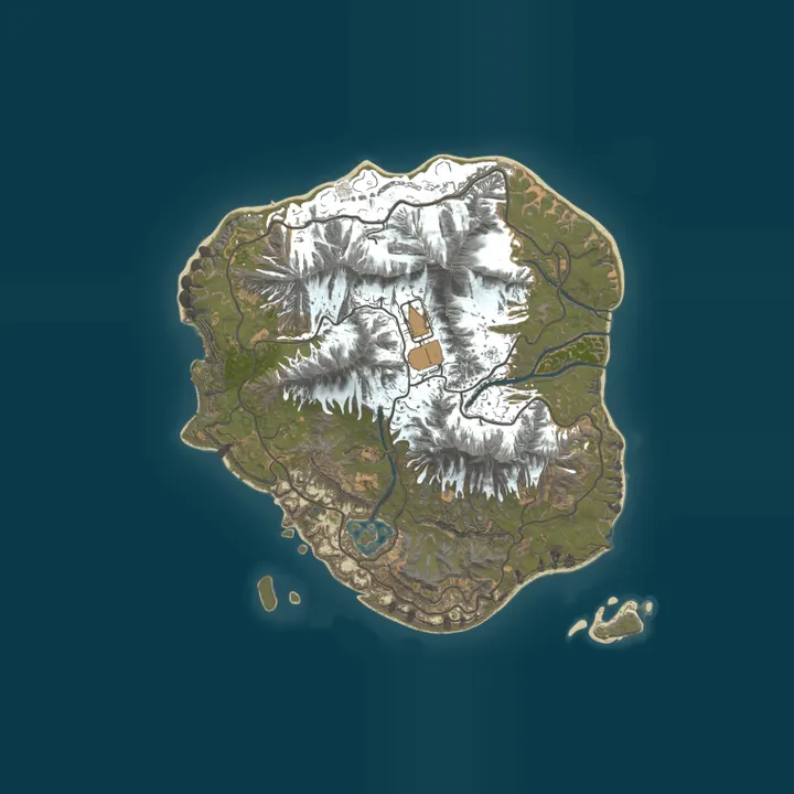 Map of A Rust Server
