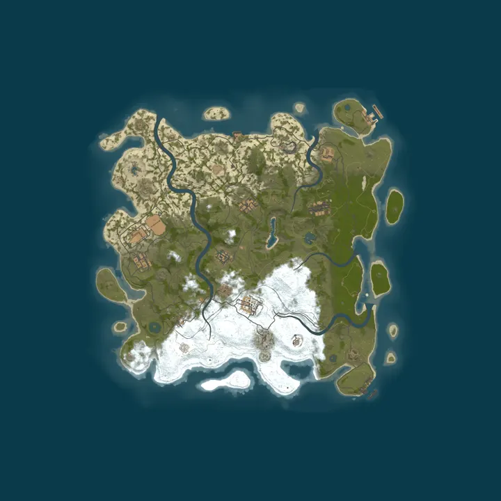 Map of [PVE] <<< MAGIC ISLAND >>> [RU/EU] Мирный