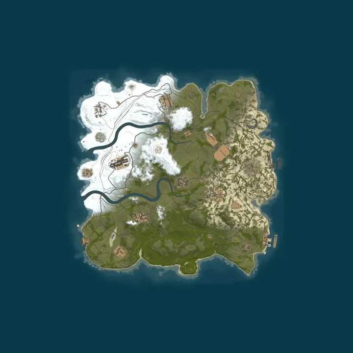 Map of MERCI RUST X2 | CLASSIC+ | WIPED 23.10