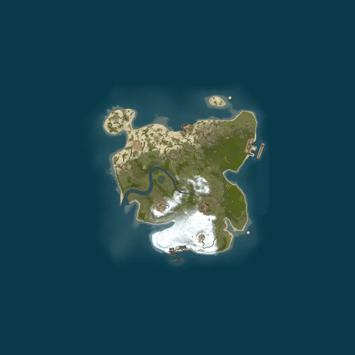 Map of GPNL Rust server