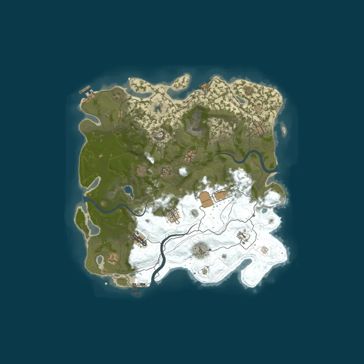 Map of Rusticated.com - EU | 2x Vanilla | Monday | Shared Bps | 10/26