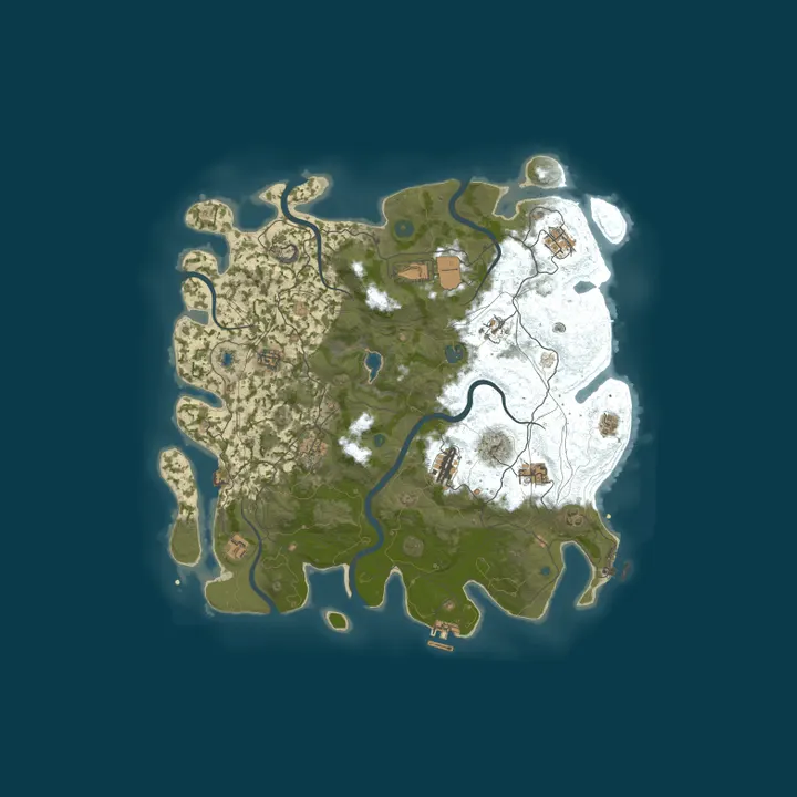 Map of 777 RUST /ДЛЯ НОВИЧКОВ /ПИТЕРСКИЙ 26.10