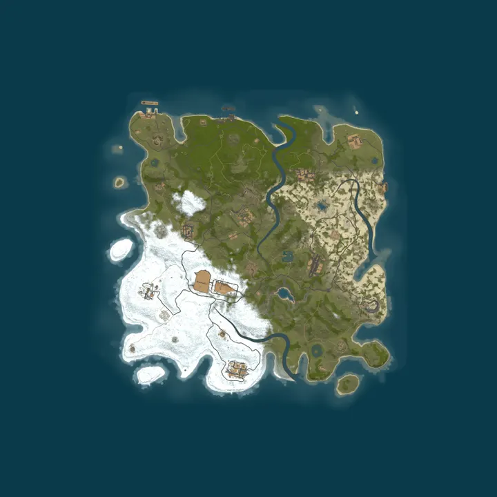 Map of SUPPLY 7x Rust Server
