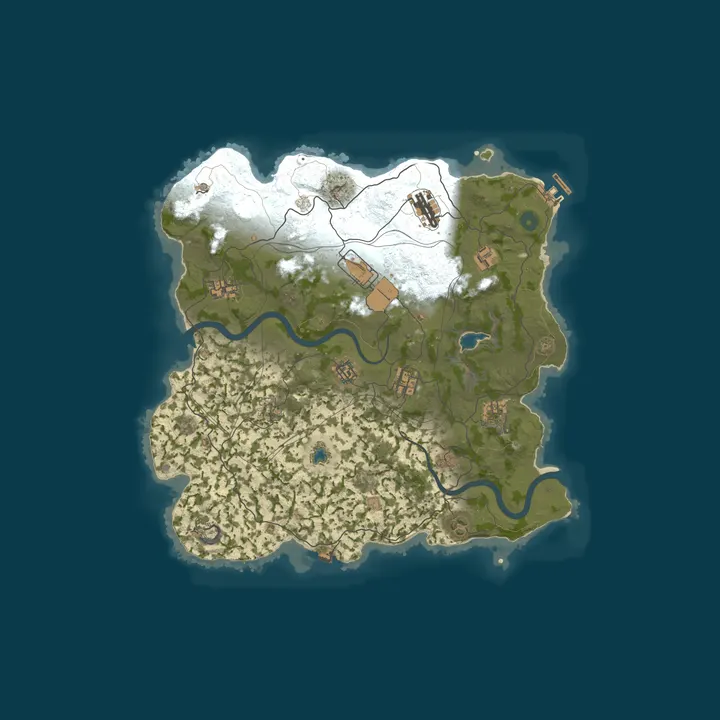 Map of WEREWOLF GAMING.CO 3x Solo/Duo/Trio/Quad|Lootx3|Share BPs|WIPED