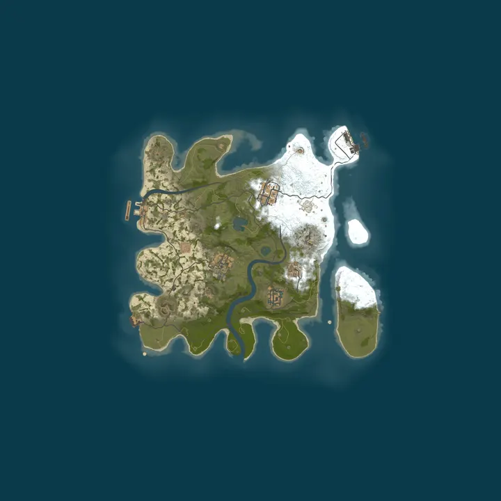 Map of A Rust Server