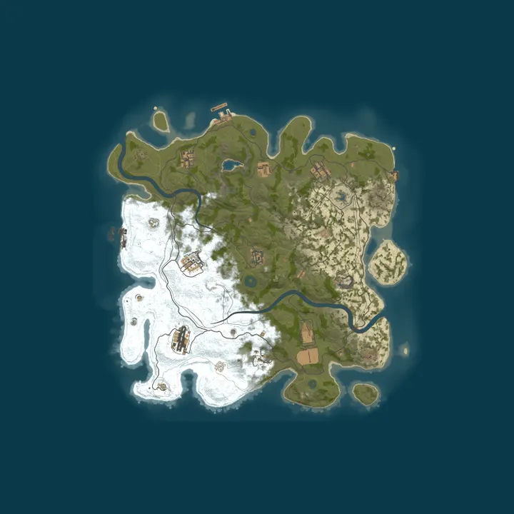 Map of [EU/TR] TURK RUST 3X - MAX 5 | Yeni Başlayanlar