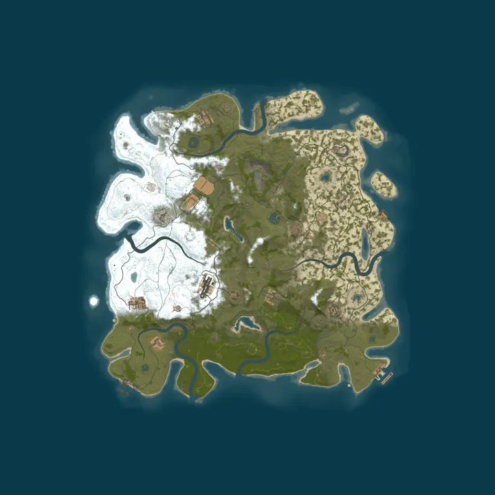 Map of ICE RUST X2 | VANILLA | NOLIMIT | WEEKLY