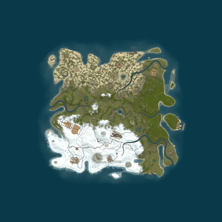 Map of [10/29] BCR Lite PvE | 4x | No Kill | Raid Bases | Noob Friendl