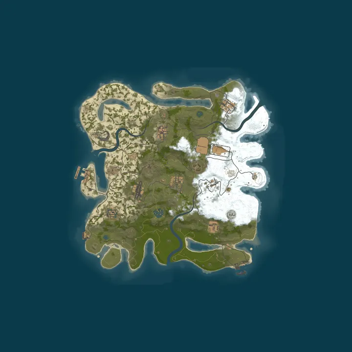 Map of VERTY RUST - x10 | NOLIMIT | PVP |