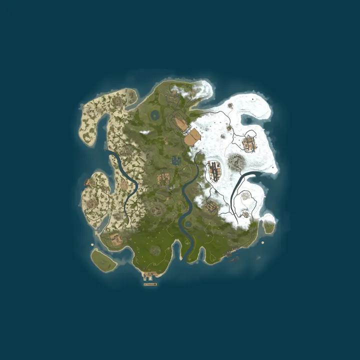 Map of [BR/LATAM] Rust Origem 2x - Solo/Duo/Trio/Quad 24/10 WIPE