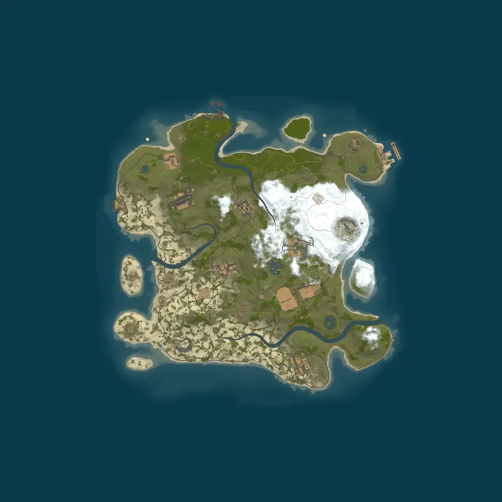 Map of RISE RUST Для Новичков