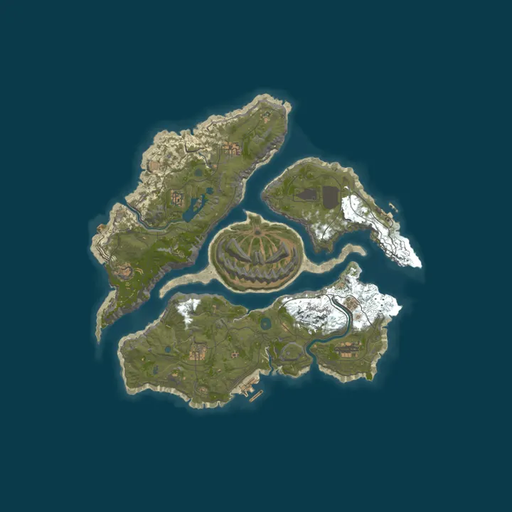 Map of [US] Northnet 3x PVE | Events | Raids | Quests | Custom Weapons