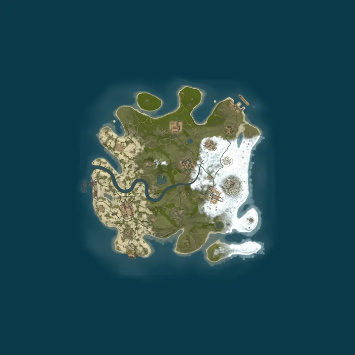 Map of [3X] OldSkool's Playground [PVE]
