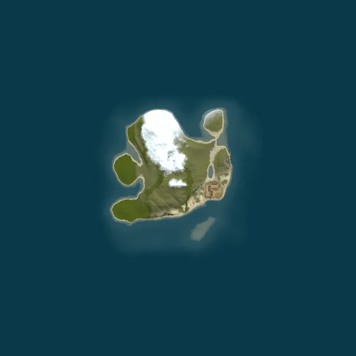 Map of Pine Hosting - Rust Server