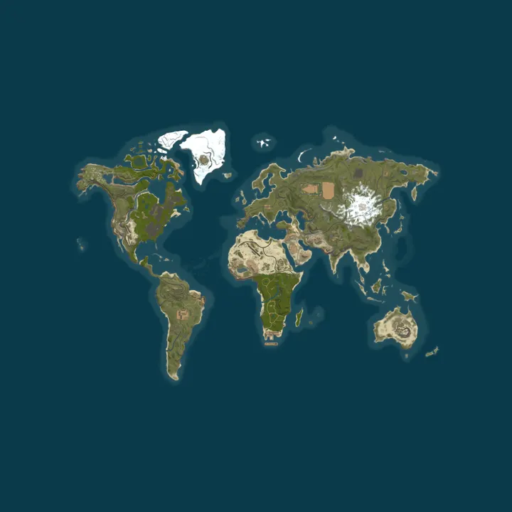 Map of Test Server