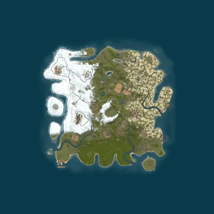 Map of CREED PVE | 100X | NO BP | KITS | SHOP | THURSDAYS