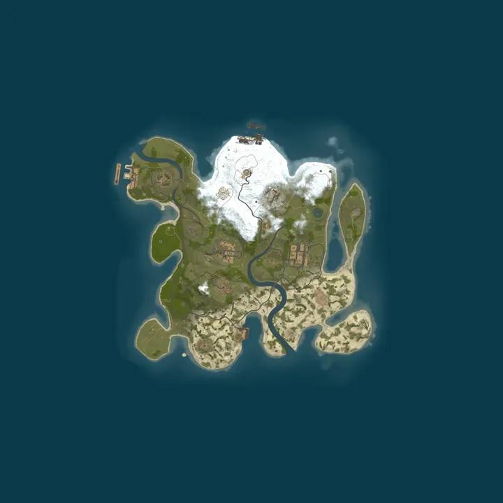 Map of Merens 3X Small Map | Trio Max |