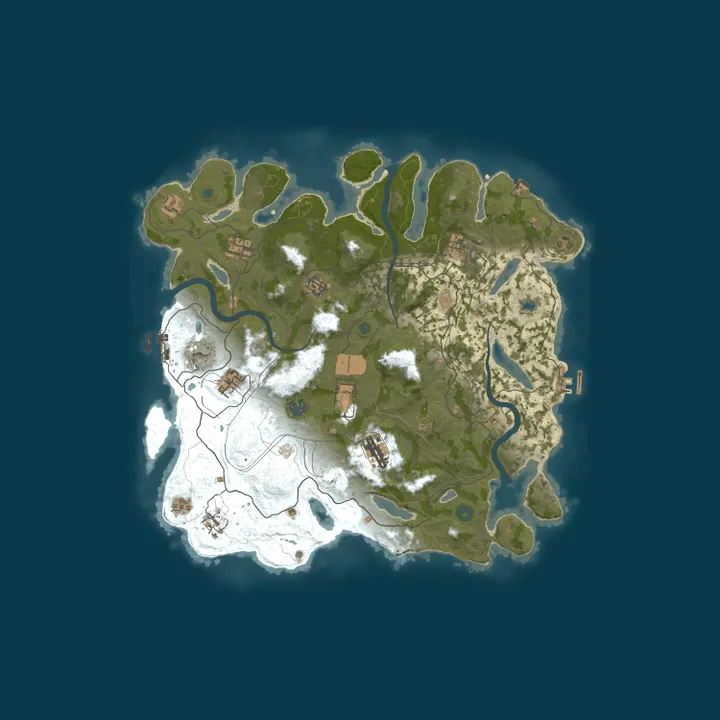 Map of Rust4Noobs | Solo only | Softcore 50% Bi-Weekly | No BP Wipe