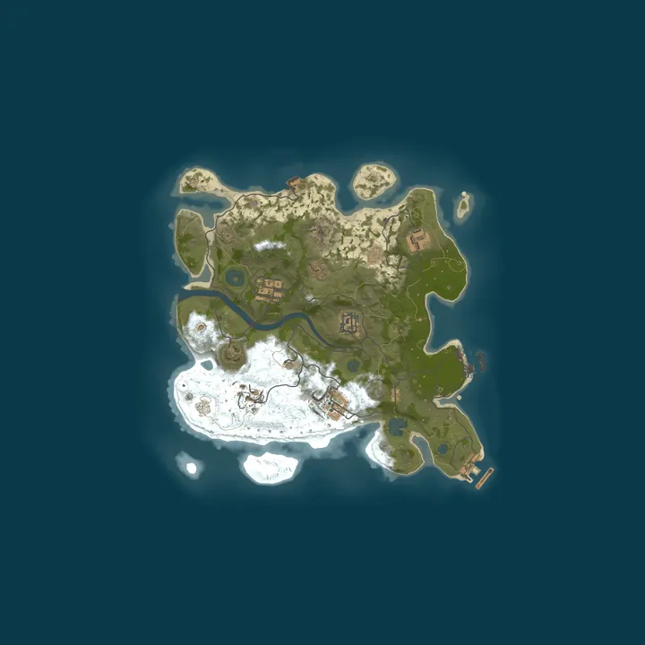 Map of [EU] Renewal Rust #4 | 2x Solo / Duo / Trio - Mondays