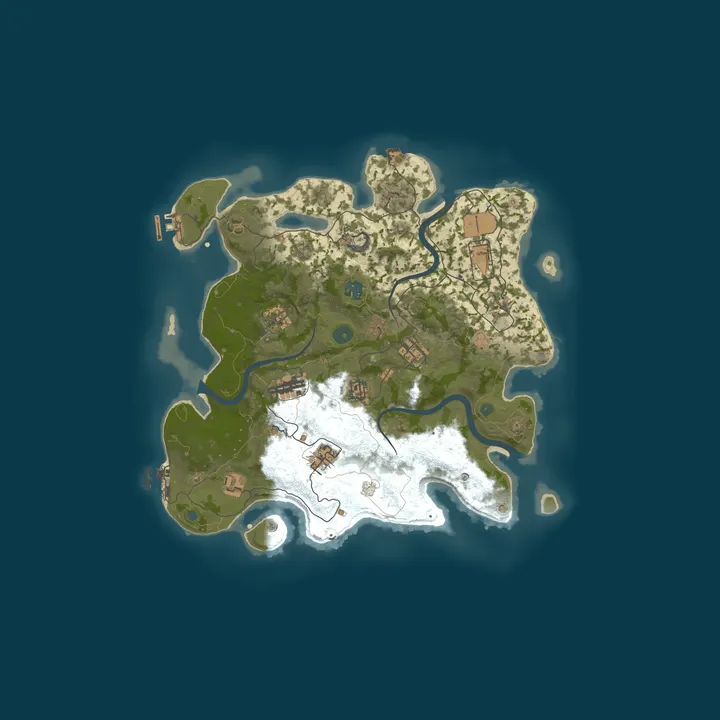 Map of [4Netplayers] Rust beer test Server 7