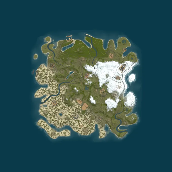 Map of PvE | TEAMRUST | KITS | RAID BAS| РАЙ ДЛЯ МИРНЫХ |