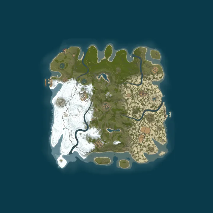 Map of SCAVENGERSHAVEN.NET 5x NoBPs [Loot+|MyMini|Shop|Kits]