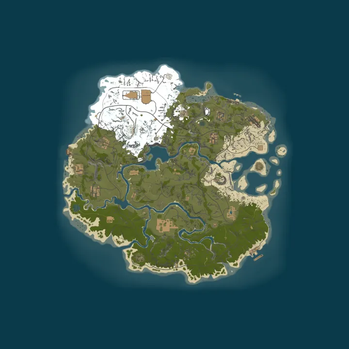 Map of [US] Exotic Haven |PVE|Monthly|Skills|Zombies|NoDecay