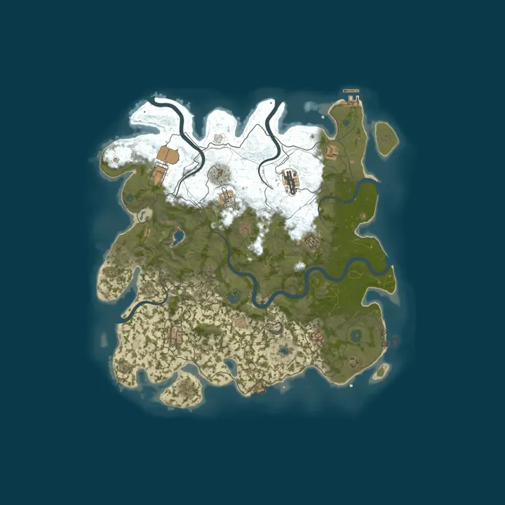 Map of ZLOY RUST 2x | ДЛЯ НОВИЧКОВ | RaidBases | Wipe 28.10